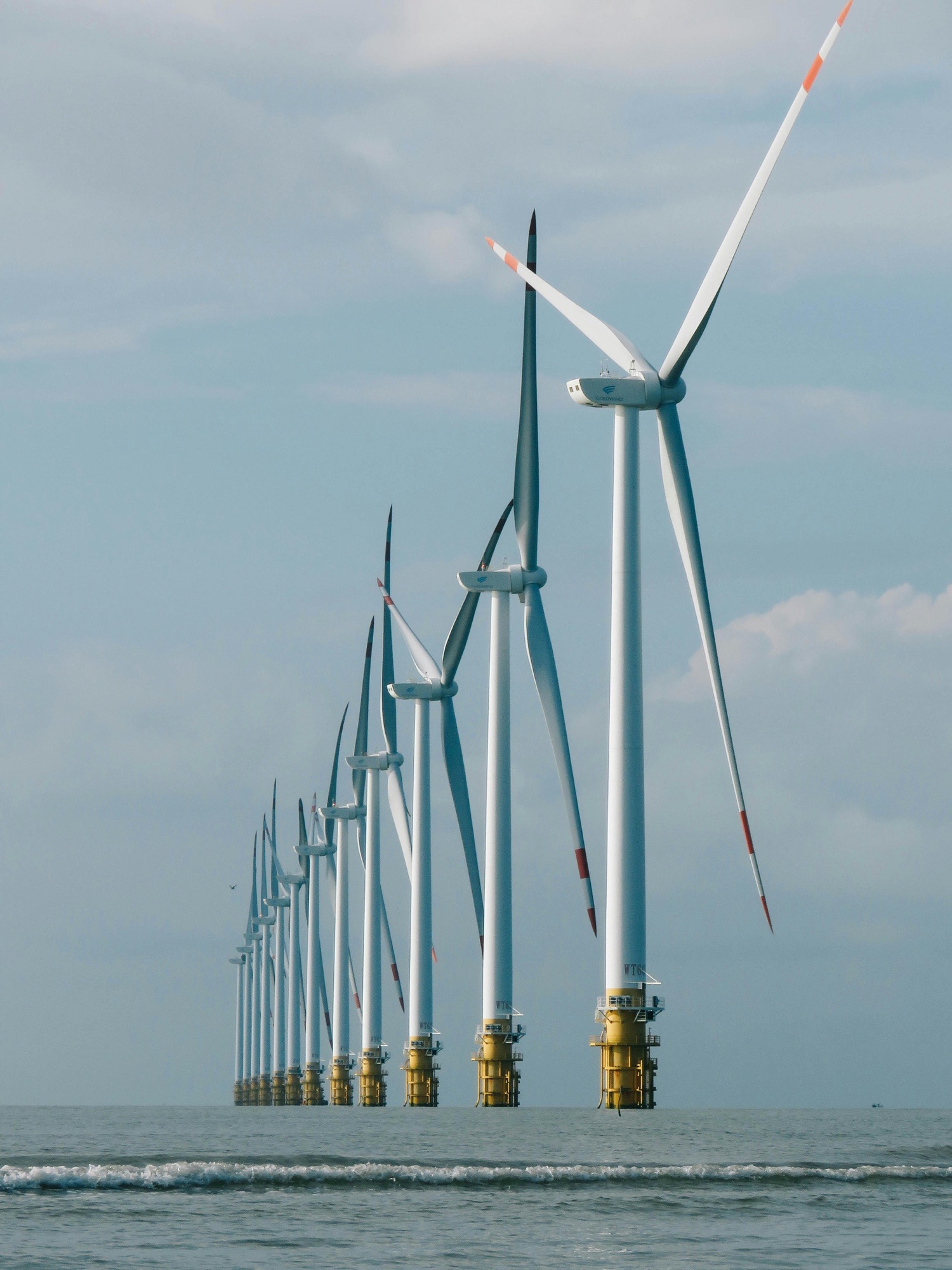 Offshore wind project infrastructure.